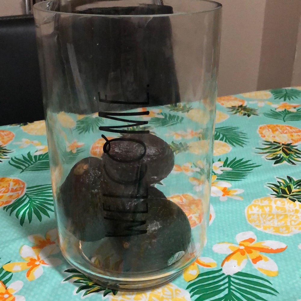 Rae Dunn large Welcome vase